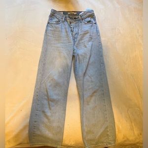 Levi’s wide leg rib cage jeans